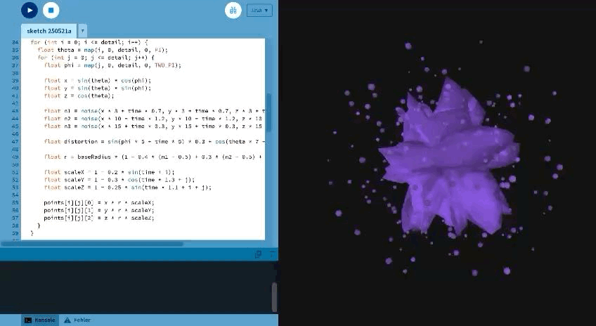 Creative Coding, Blob