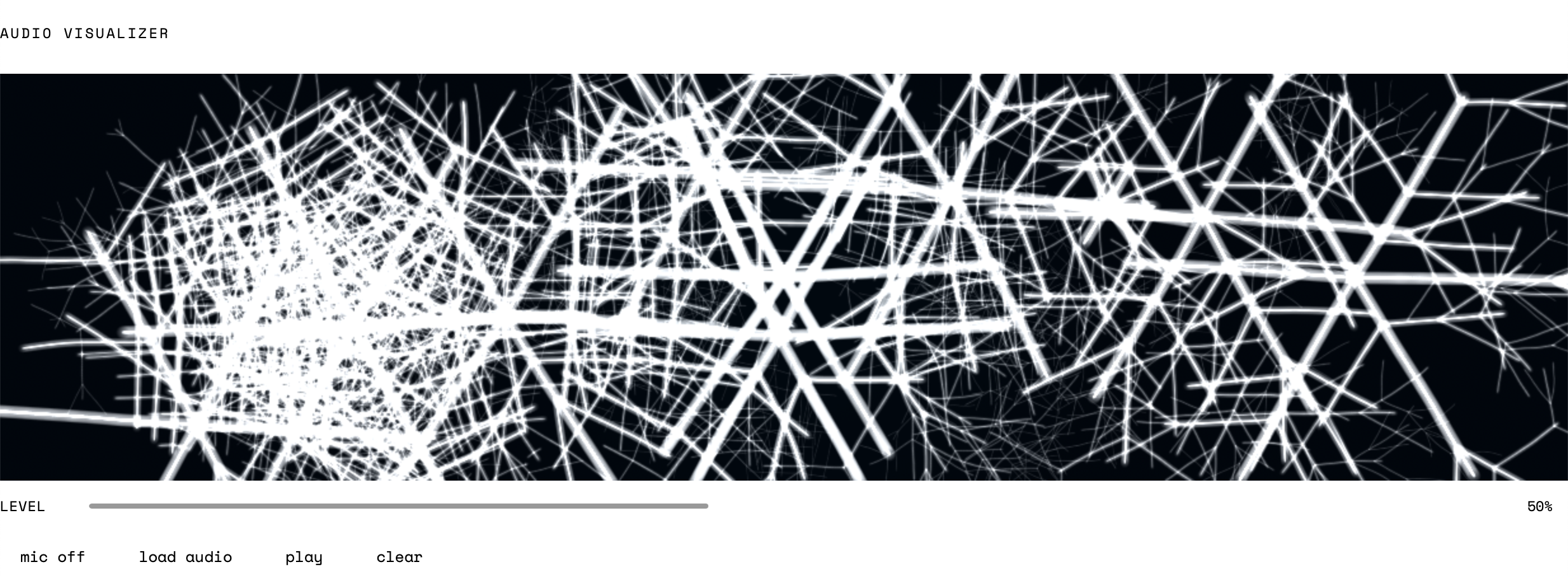 Biodata Audio Visualizer
